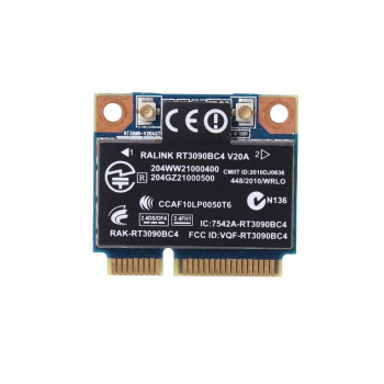контроллер  WLAN Wi-Fi microPCI-Express RaLink RT3090BC4 V20A , 802.11 b/g/n + Bluetooth 3.0