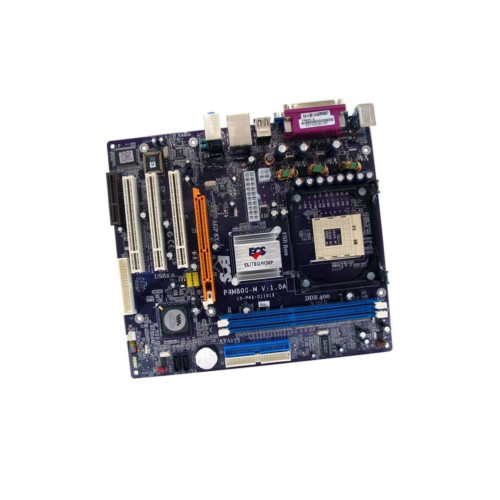 ретро плата сокет 478 ECS P4M800-M rev1.0a чипсет VIA P4M800
