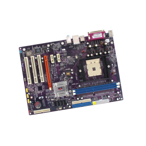 ретро плата сокет 754 ECS Nforсe4-A754 rev.2.0 чипсет nForce4  