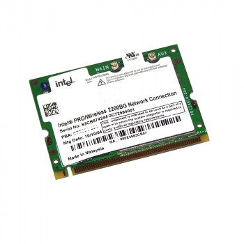 контроллер WLAN,Wi-Fi, miniPCI Intel PRO/Wireless WM3B2200BG, PBA: C65558-006, 802.11 b