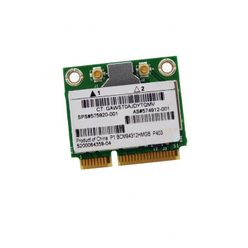 контроллер  WLAN Wi-Fi microPCI-Express BroadCom BCM94313HMGB, SPS#575920-001, 802.11 b/g/n