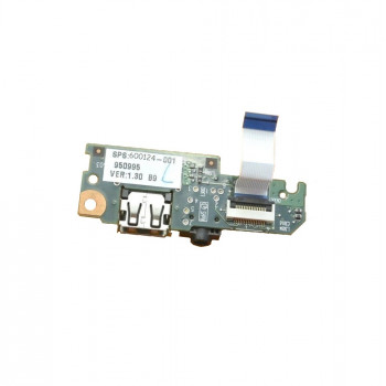 переходник USB+ Jack, SPS:600124-001, для HP/Compaq Mini CQ10 -series 