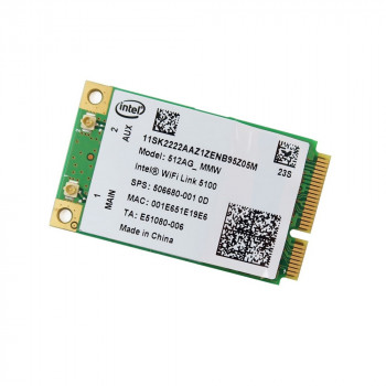 контроллер  WLAN Wi-Fi miniPCI-Express Intel 512AG-MMW, WiFi Link 5100, E32464-005 802.11 b/g