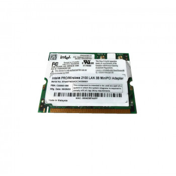 контроллер WLAN,Wi-Fi, miniPCI Intel PRO/Wireless WM3B2100, PBA: C25851-003, 802.11 b 