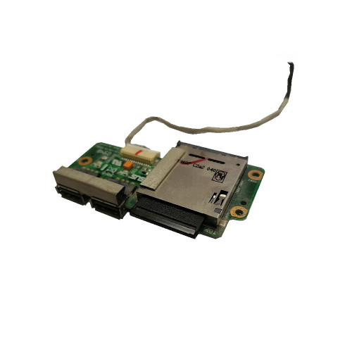 переходник 2xUSB +Card-Reader, K51I0 USB CR BOARD rev2.1 , 69N0E6G10B03-01 для Asus K51ab