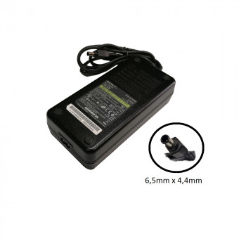 блок питания Sony PCS-AC19V8, 150w, 19,5V 7,7A, размер штекера 6,5mm x 4,4mm
