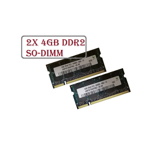 ОЗУ So-Dimm 8Gb PC2-6400, DDR2-800 Hynix HMP351S6FR8C-S6 (Kit 2x4Gb) 