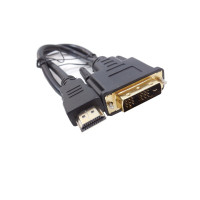 шнур мониторный HDMI /DVI-D, CableXpert CC-HDMI-DVI-D-0.5M, 0.5метра