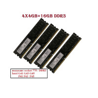 ОЗУ Dimm 16Gb PC3-12800(1600)DDR3 AMD Radeon R534G1601U1S-UO  (Kit 4x4Gb) для сокет 775 