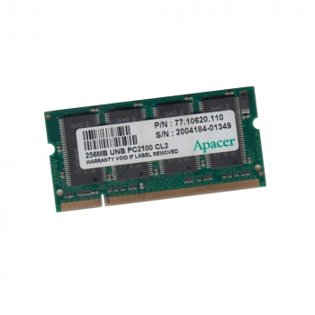 ОЗУ So-Dimm 256Mb PC-2100, DDR-266 Apacer 77.10620.110