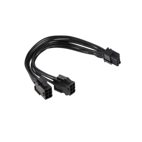 переходник 2x 6-pin (Male) - 8-pin (Female), 20cm, EVGA p/n:W000-00-000143