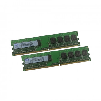ОЗУ Dimm 1Gb PC2-6400(800)DDR2 NCP NCPT6AUDR-25M48  (Kit 2x512Mb)