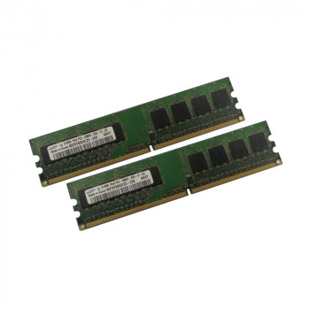 ОЗУ Dimm 1Gb PC2-5300(667)DDR2 Samsung M378T6553CZS-CE6  (Kit 2x512Mb)