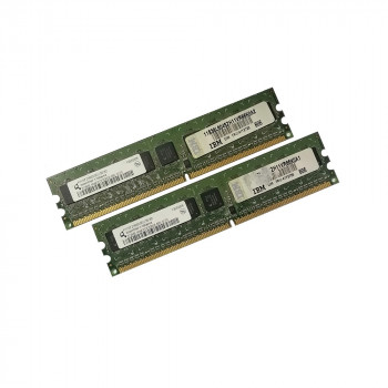 ОЗУ Dimm 1Gb PC2-5300(667)DDR2 Qimonda HYS72T64000EU-3S-B2, IBM FRU:41Y2725 (Kit 2x512Mb)
