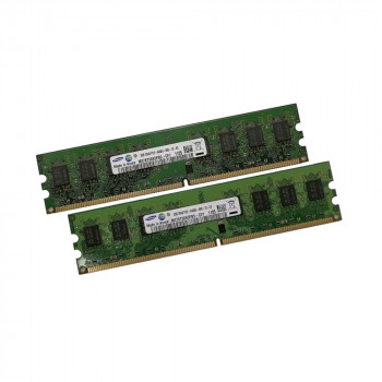 ОЗУ Dimm 4Gb PC2-6400(800)DDR2 Samsung M378T5663FB3-CF7  (Kit 2x2Gb)