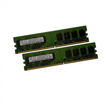 ОЗУ Dimm 4Gb PC2-6400(800)DDR2 Samsung M378T5663RZ3-CF7  (Kit 2x2Gb)