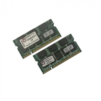 ОЗУ So-Dimm 2Gb PC-3200, DDR-400 Kingston KVR400X64SC3A/1G 9905195-xxx.x00LF (Kit 2x1Gb) 