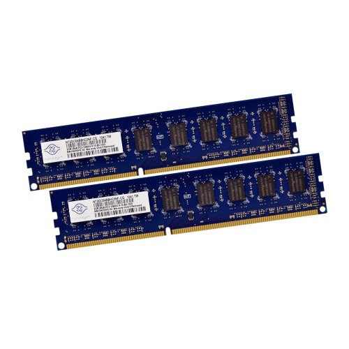 ОЗУ Dimm 4Gb PC3-10600(1333)DDR3 Nanya NT2GC64B88G0NF-CG (Kit 2x2Gb)