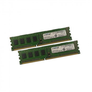 ОЗУ Dimm 4Gb PC3-10600(1333)DDR3 Crucial CT25664BA1339.8FHR  (Kit 2x2Gb)