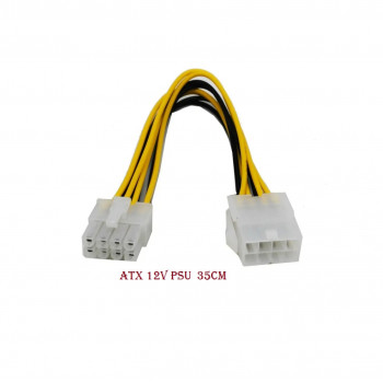 Кабель-удлинитель PowerFlex 12PSU35, ATX12V PSU 8Pin (M) to 8Pin (F) 35cm 