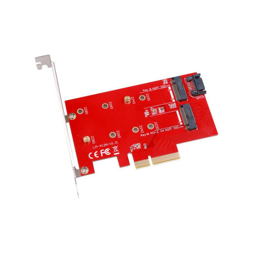 контроллер PCI-E 3.0 M.2(NWMe) SSD Adapter, Orient LM-412N-V1.0