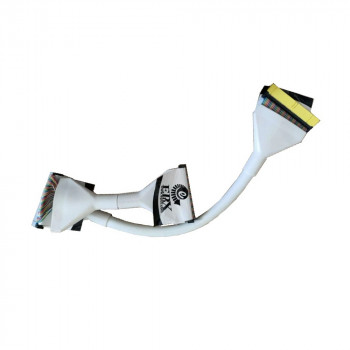 Шлейф управления IDE UDMA 100/133 3-разьема, 80-pin, 45см, белый , Epox 12CF3-2ID133-55W
