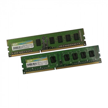 ОЗУ Dimm 4Gb PC3-10600(1333)DDR3 Silicon Power SP002GBLTU133V02 (Kit 2x2Gb)