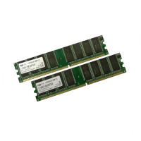 ОЗУ Dimm 2Gb PC-3200(400)DDR FOX Line FL400D1U3-1G (Kit 2x1Gb)
