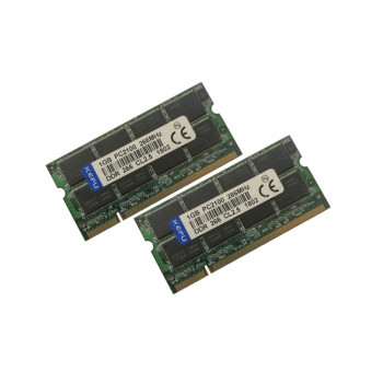 ОЗУ So-Dimm 2Gb DDR266, PC2100, Kefu DDR266CL2.5_1802 (Kit 2x1Gb) 