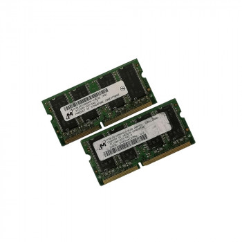 ОЗУ So-Dimm 512Mb PC133, 144-pin, SDRAM Micron MT8LSDT3264Hx-13ED2 (Kit 2x256Mb)