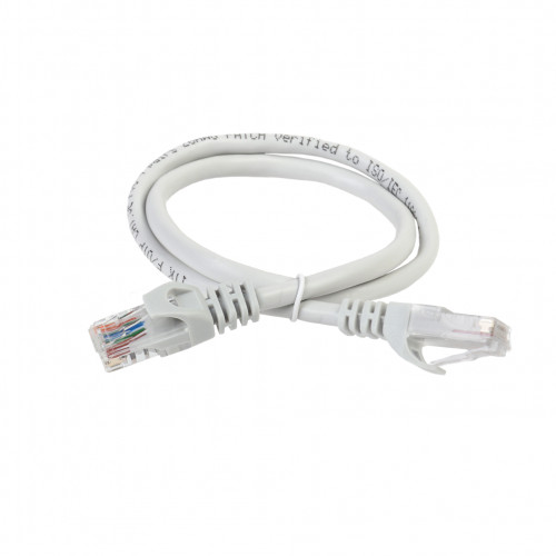 Патч-корд UTP 5e LAN RJ45-RJ45, 1.0м IEK PC01-C5EUL-1M бежевый