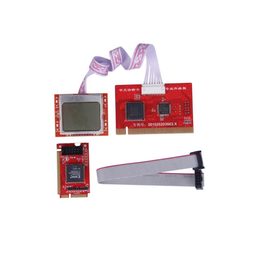 Контроллер, диагностическая POST-card PCI /miniPCI /miniPCI-E, Afox Pti8 Upgrade version 