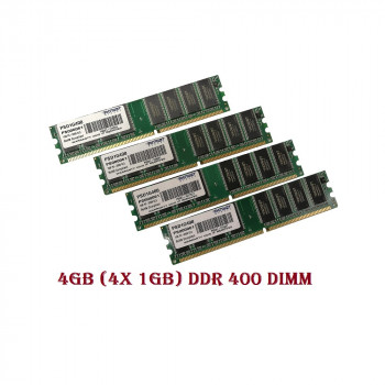ОЗУ Dimm 4Gb PC-3200(400)DDR Patriot PSD1G400 PS000061 CL3 (Kit 4x1Gb)