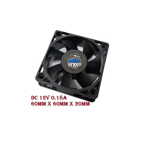 вентилятор 60x60x20mm Cooler Winner 06BH-20, 12v 0,18a