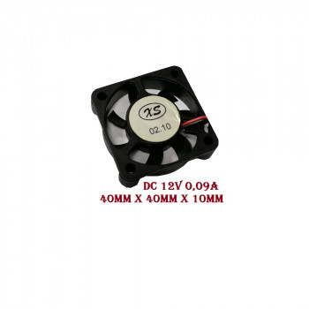 вентилятор 40x40x10mm XS 02.10, 12v 0,09a