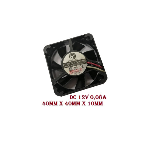 вентилятор 40x40x10mm Power Logic PLA04010S12M-1, 12v 0,08a 