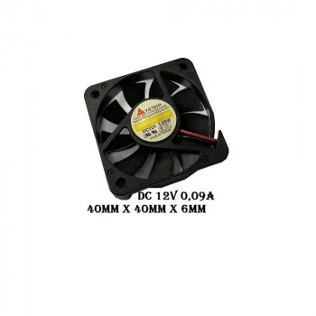 вентилятор 40x40x6mm Y.S.Tech FD1240077S-1N, 12v 0,09a