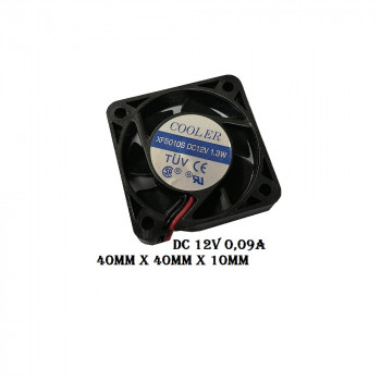 вентилятор 40x40x10mm Cooler XF5010S, 12v 0,09a