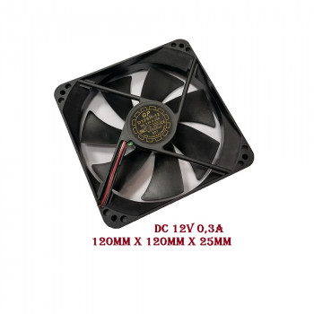 вентилятор 120x120x25mm GP 12SH-12, 12v 0,3a