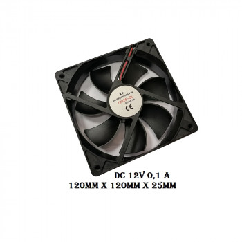 вентилятор 120x120x25mm XY Fan 12025-SL, 12v 0,1a 