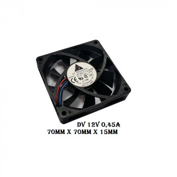 вентилятор 70x70x15mm Delta AFB0712HHB, 12v 0,45a