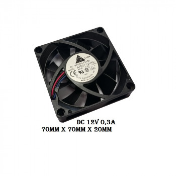 вентилятор 70x70x20mm Delta AFB0712HHD, 12v 0,3a