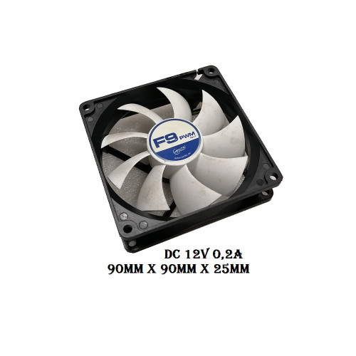 вентилятор 90x90x25mm Artic Cooling F9, 12v 0,2a