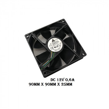 вентилятор 90x90x25mm Delta AUB0912VH, 12v 0,6a