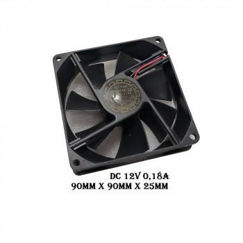 вентилятор 90x90x25mm Yate Loon D90SM-12, 12v 0,18a