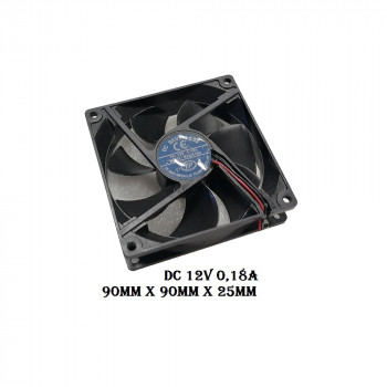 вентилятор 90x90x25mm Te Bao M922512M, 12v 0,18a