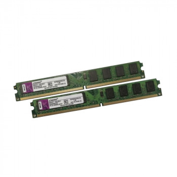 ОЗУ Dimm 4Gb PC2-6400(800)DDR2 Kingston KVR800D2N6/2G 99P5429-002.A00LF (Kit 2x2Gb)