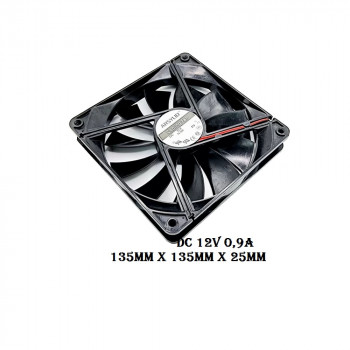 вентилятор 135x135x25mm Arsylid 13525, 12v 0,9a