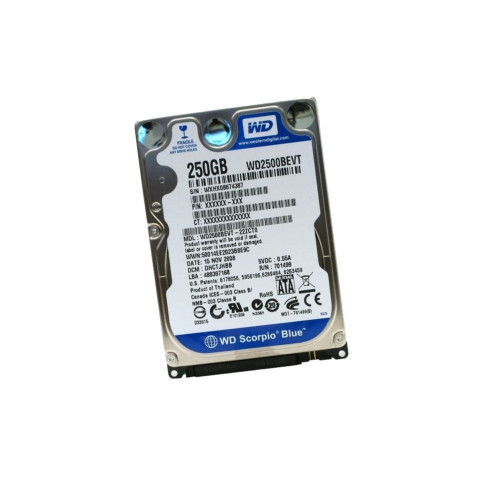 Винчестер 2,5" 250Gb SATA WD Blue WD2500BEVT-22ZTC0 