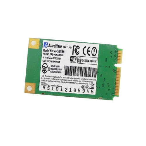 контроллер  WLAN Wi-Fi miniPCI-Express AzureWave AR5BXB61 , AW-GE740 802.11 b.g